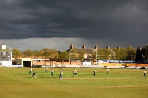 Cricketers of the Apocalypse - the rain clouds move in